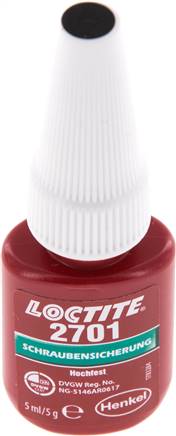 Anaerobe Schraubensicherung, Loctite, 5 ml, hochfest
