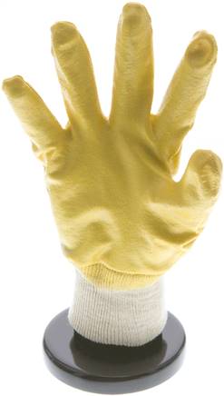 Strickhandschuh, flexible Nitrilteilbeschichtung (ölbeständig), griffsicher Größe 9/L