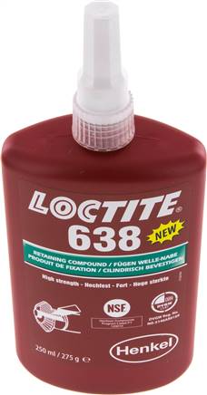 Anaerobe Fügeverbindung, LOCTITE, 250 ml, hochfest,638/250