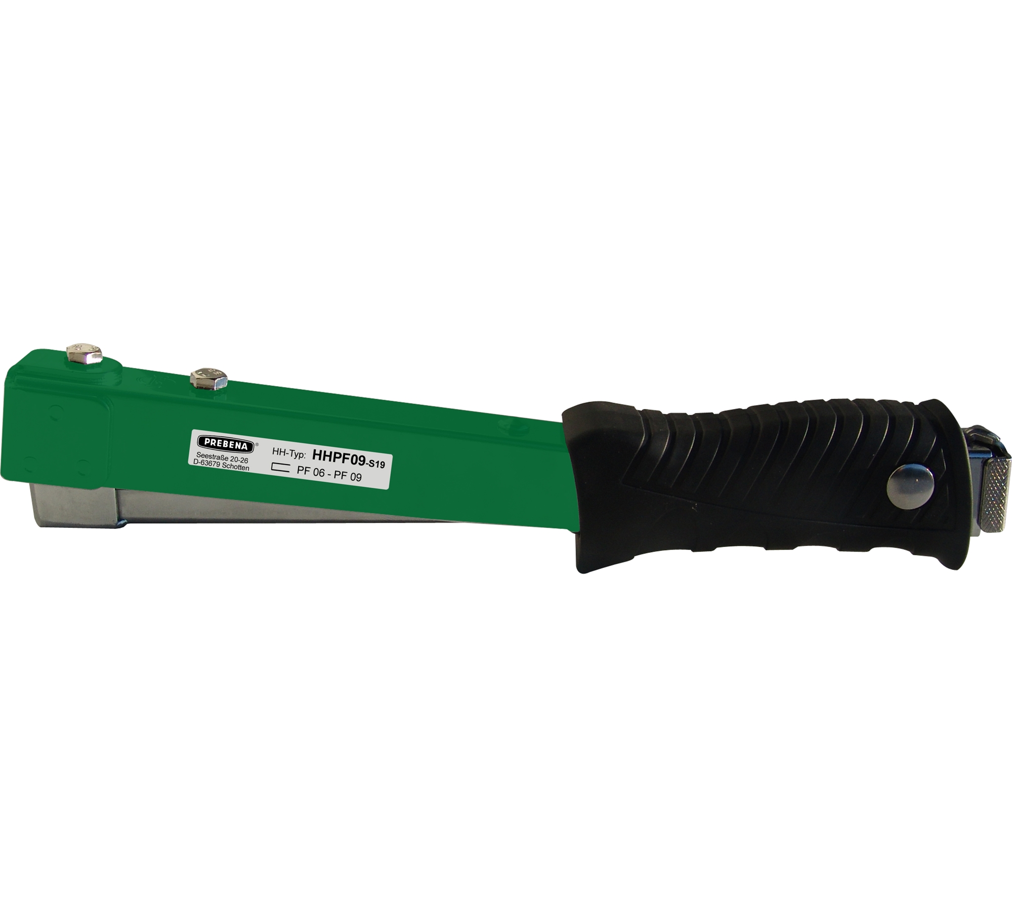 AKTION Prebena Hefthammer HFPF09 + 10.000 Heftklammern Type PF09CNK im Sortimentskoffer