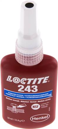 Anaerobe Schraubensicherung, Loctite, 50 ml, mittelfest