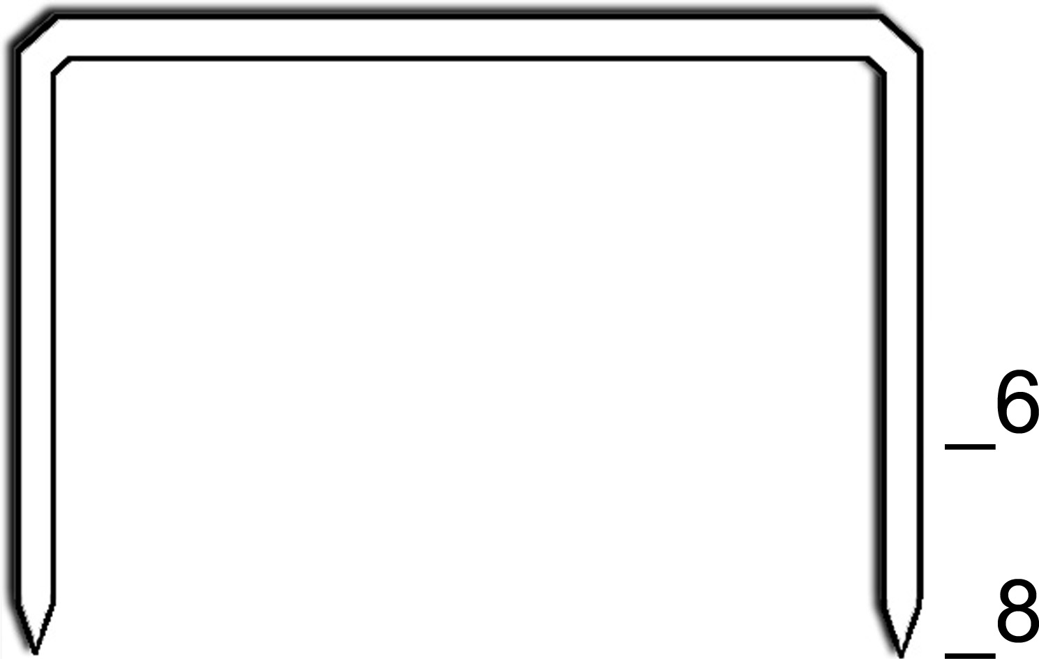 Prebena Heftklammern VS06CNK