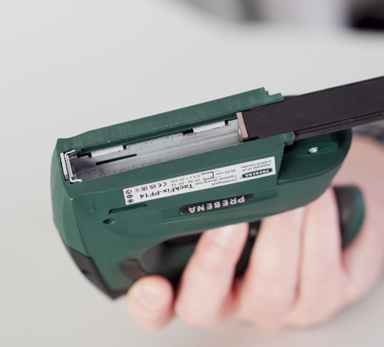 AKTION Prebena TACKFIX Akku-Tacker mit Heftklammern PF verzinkt