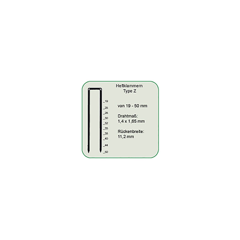AKTION Prebena Druckluftnagler 4C-Z50 + 1 Schachtel Z40CNKHA-Klammern + 1 Schachtel Z50CNKHA-Klammern