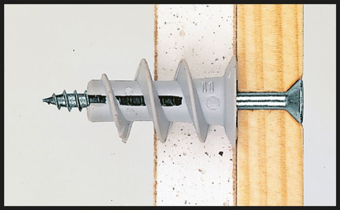 FISCHER Gipskartondübel, Metall, 100er Pack