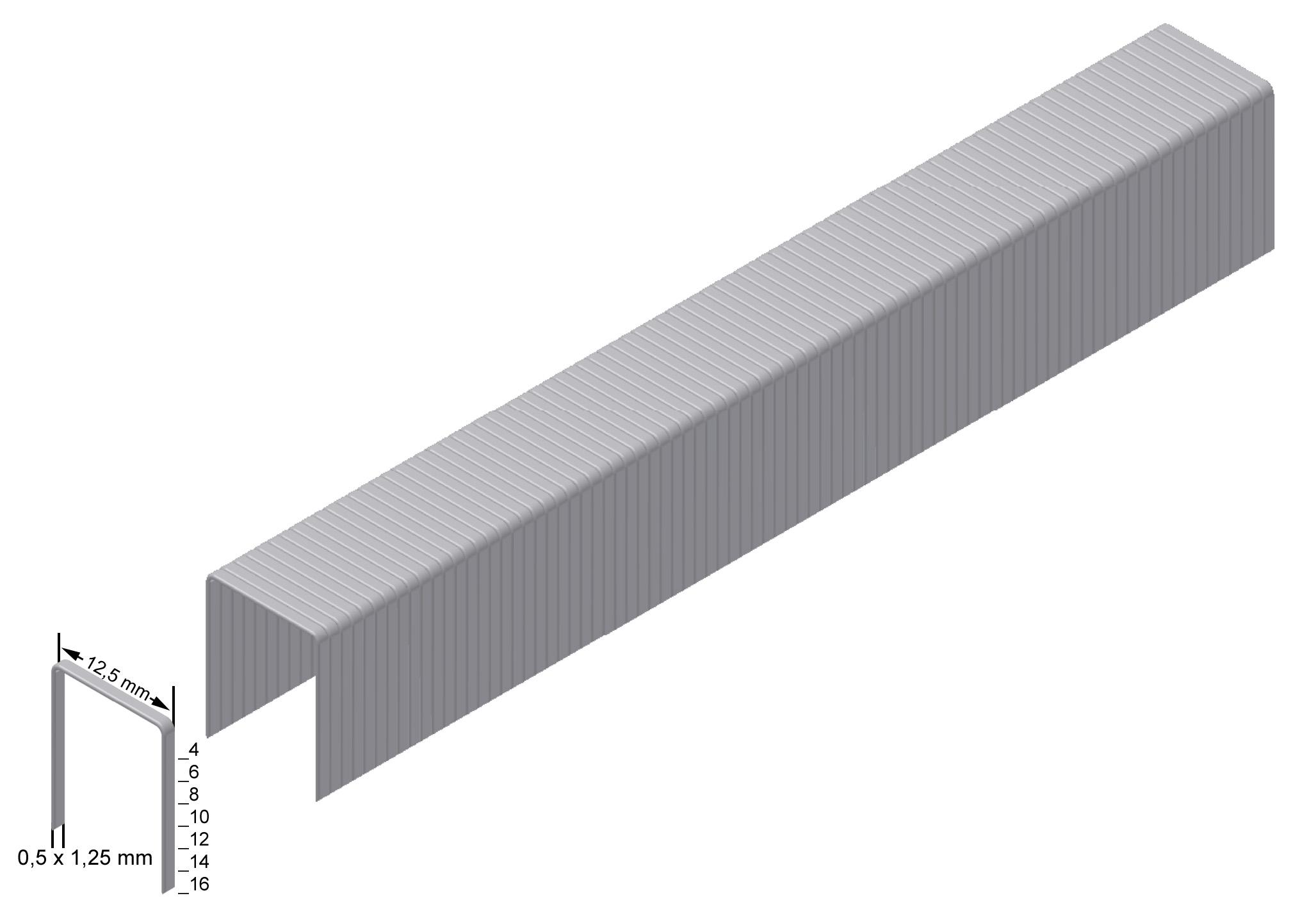 Prebena Heftklammern im Blister D10CNK-B