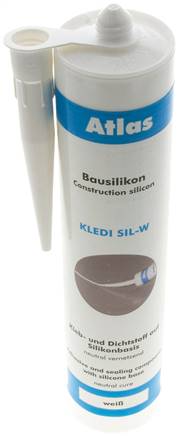 Bausilikon weiß, 310 ml Standardkartusche