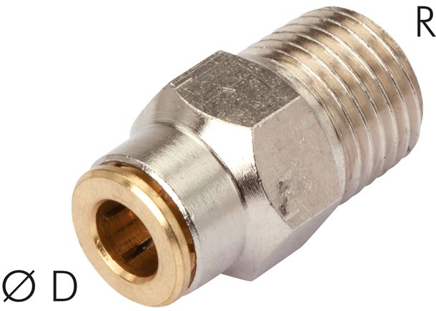 Hochdruck-Steckverschraubung R 1/8"-6mm