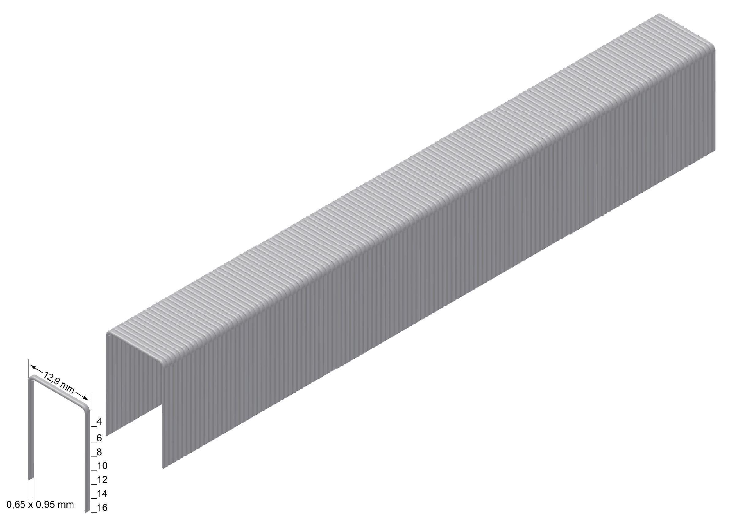 Prebena Druckluftnagler 1GP-A16 mit OPTIWEAR-TECHNOLOGY + A08CNK Heftklammer (ersetzt 1M-A16-S30)