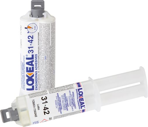 LOXEAL 2-Komponenten Klebstoff, 50 ml Doppelkartusche (1:1, B-System), 31-42/50