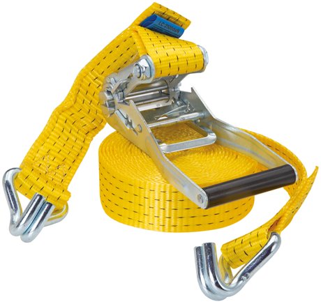 Ratschen-Zurrgurt (25mm) 6m, 1.500daN, Druckratsche, 2-teilig