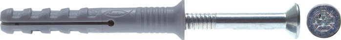 FISCHER Nageldübel 5x50, 100er Pack, Standard (Senkkopf)
