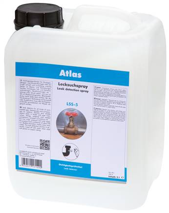 Lecksuchspray, DIN-DVGW, 5 l Kanister (DIN 51)