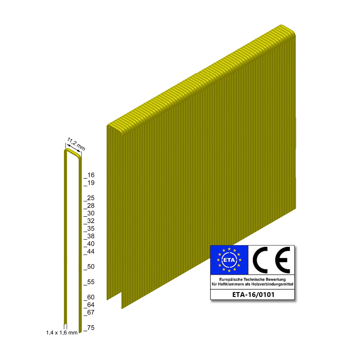 Prebena Heftklammern Z67CRFHA-ETA