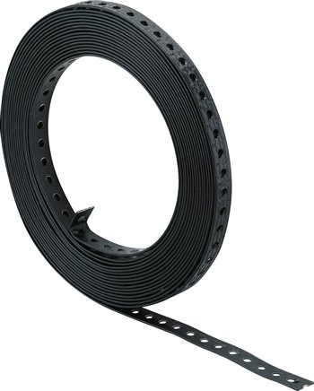 FISCHER Lochband 19mm, 10 mtr., Stahl verzinkt, kunststoffummantelt