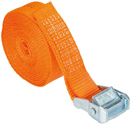 Klemmschloss-Zurrgurt (25mm) 6m, 500daN, 1-teilig