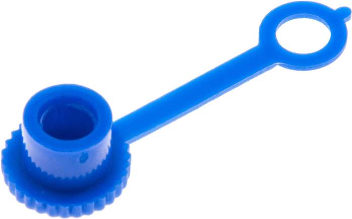 Kunststoff-Schutzkappe für Kegelschmiernippel, blau