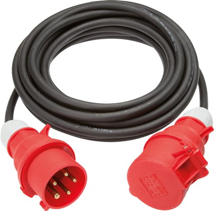 Verlängerungskabel (außen), 30m, CEE (400 V / 16 A)