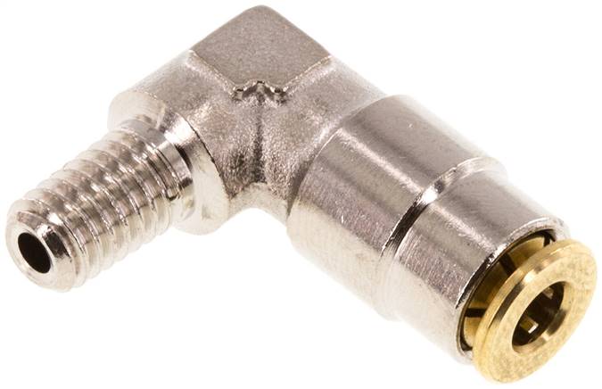 Hochdruck-L-Steckverschraub. M 6 (konisch)-4mm (fix)