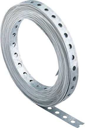 FISCHER Lochband 12mm, 10 mtr., Stahl verzinkt