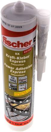 FISCHER Konstruktionskleber KK, beige, 310 ml Kartusche