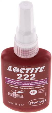 Anaerobe Schraubensicherung, Loctite, 50 ml, niedrigfest