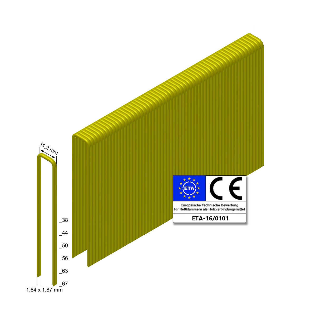 Prebena Heftklammern Q50CRFHA-ETA rostfrei