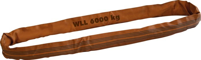 Rundschlinge EN 1492-2, Nutzlänge 2,5m, WLL 6000kg
