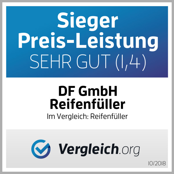 DF Reifenfueller geeicht - Sieger Preis-Leistung